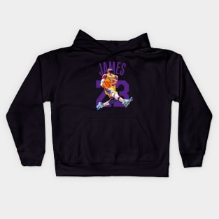 Lebron James Dunk Lakers Kids Hoodie